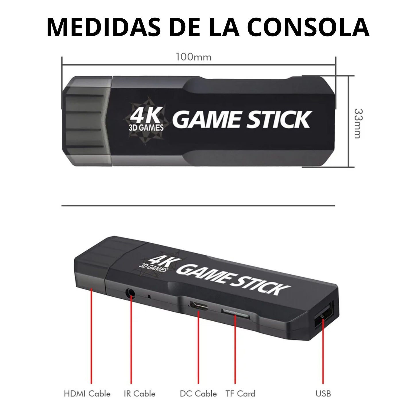 Consola de Juegos Retro 4K HD
